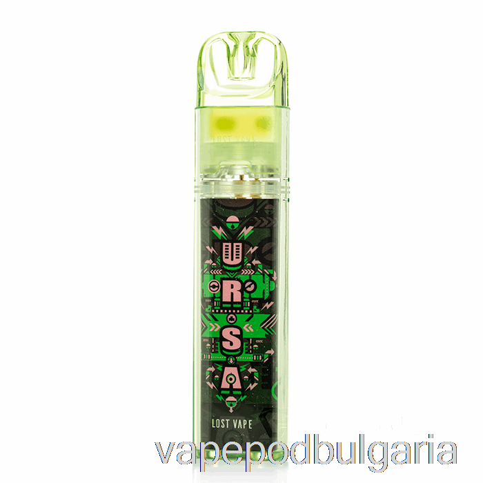 Vape 10000 Дръпки Lost Vape Ursa Nano Art 18w Pod Kit Lime Green X Pachinko Art